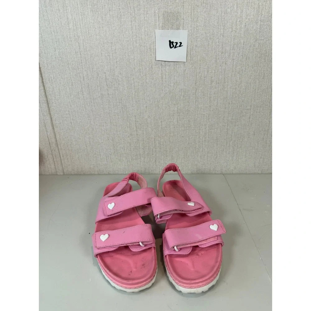 Women's Stoney‎ Clover Lane x Target Pink Heart Two Strap Sport Sandals Size 7